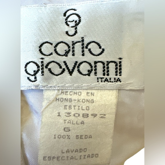 Vintage Carlos Giavanni Italy Pearl beaded dress - Picture 6 of 9